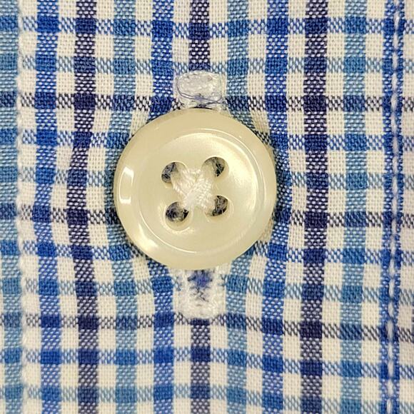 Polo Ralph Lauren Shirt Oxford Button Down Mens Size Large Blue White LS Blake - Picture 6 of 10